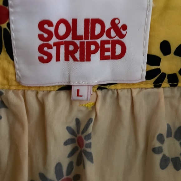 Solid & Striped size L daisy 3 tier ruffled skirt set with matching top - Picture 6 of 15